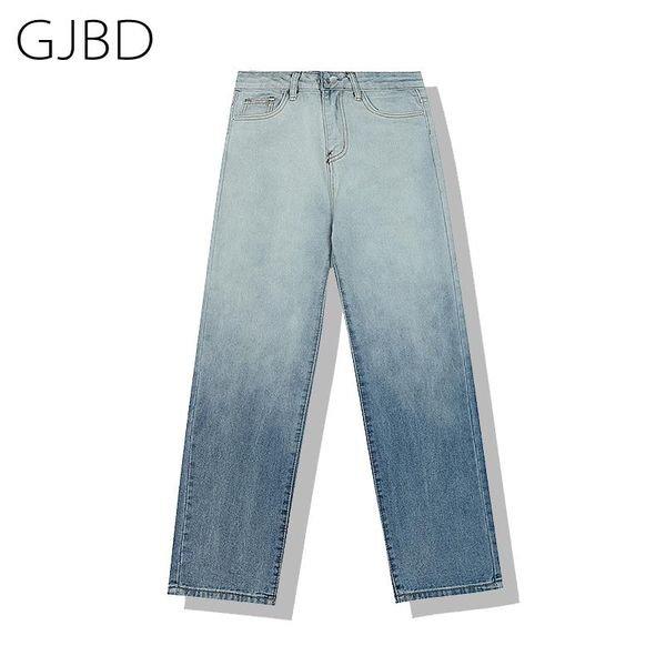 women's jeans casual streetwear gradient color high waist femme denim trouser baggy vintage 2021 spring straight pants for, Blue
women's jeans casual streetwear gradient color high waist femme denim trouser baggy vintage 2021 spring straight pants for, Blue