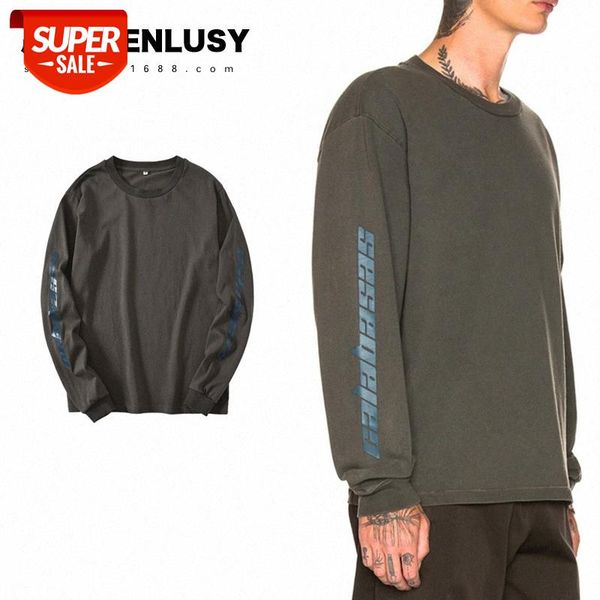 street men and women oversize long-sleeved t-shirt kanye with round neck os non-fog #ph74, White;black
street men and women oversize long-sleeved t-shirt kanye with round neck os non-fog #ph74, White;black