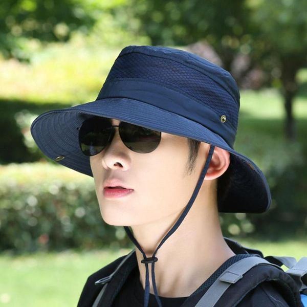 cloches missky men summer bucket hats solid color breathable fisherman hat outdoor sun big brim protection male caps, Blue;gray
cloches missky men summer bucket hats solid color breathable fisherman hat outdoor sun big brim protection male caps, Blue;gray