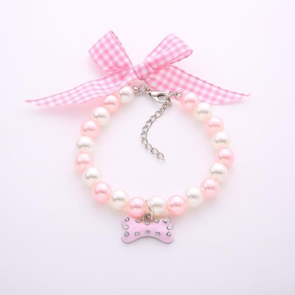 dog collars & leashes lovely adjustable necklace collar pet cat bowknot pearl for dogs rhinestone bone pendant jewelry accessories
dog collars & leashes lovely adjustable necklace collar pet cat bowknot pearl for dogs rhinestone bone pendant jewelry accessories