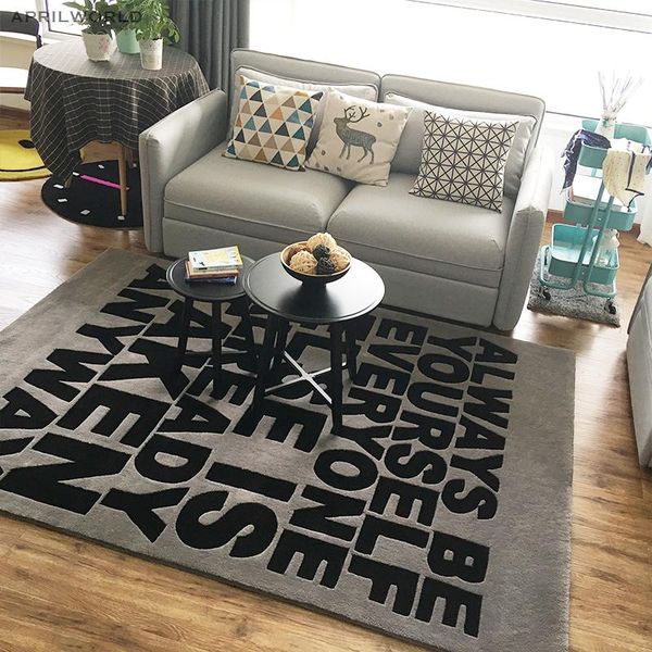 carpets gray black letters rug acrylic carpet alfombras modern handmade living room bedroom creative coffee table sofa rugs
carpets gray black letters rug acrylic carpet alfombras modern handmade living room bedroom creative coffee table sofa rugs