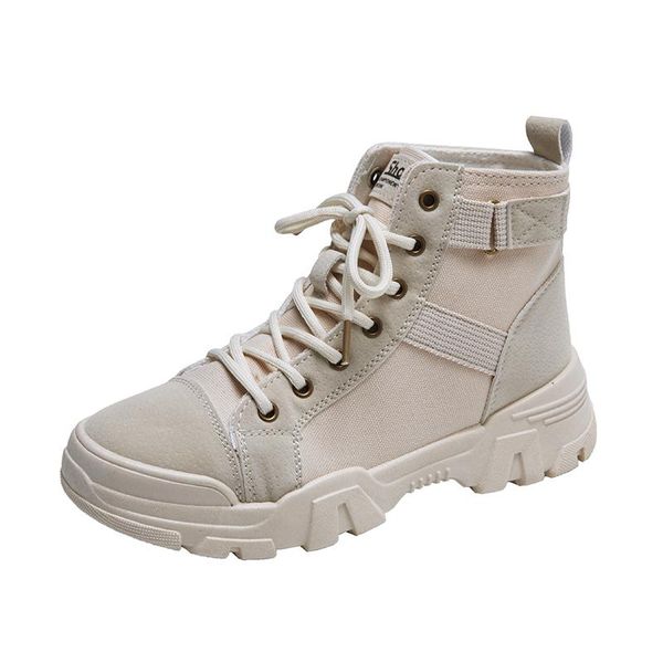 boots 2021 canvas high shoes thick-soled female students english wind short, Black
boots 2021 canvas high shoes thick-soled female students english wind short, Black