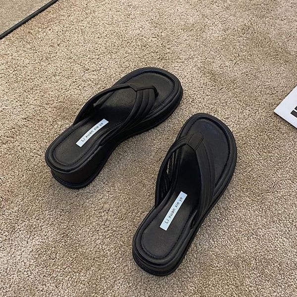 slippers fashion thong flip flops wedges platform shoes women summer outdoor beach sandals comfy lady femal, Black
slippers fashion thong flip flops wedges platform shoes women summer outdoor beach sandals comfy lady femal, Black