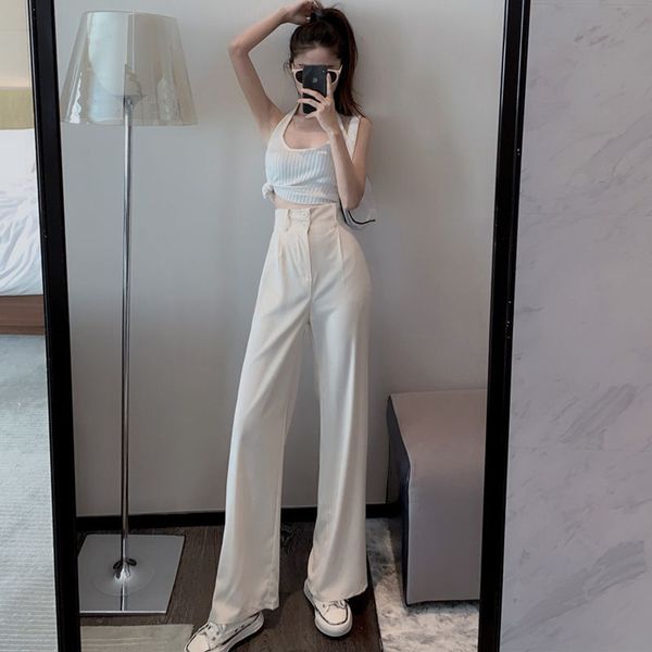 women's pants & capris casual straight slacks, high waist trousers, elegant, office, street clothes, in 2021, Black;white
women's pants & capris casual straight slacks, high waist trousers, elegant, office, street clothes, in 2021, Black;white