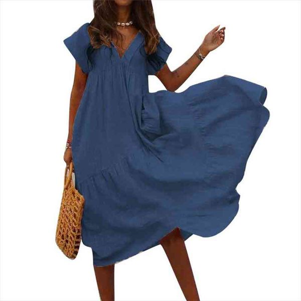 boho solid color v neck women dress short sleeve casual summer loose irregular maxi, Black;gray
boho solid color v neck women dress short sleeve casual summer loose irregular maxi, Black;gray