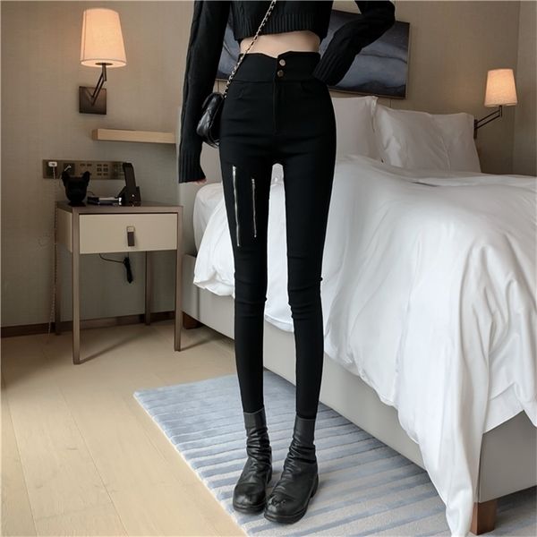 2021 spring autumn new elastic zipper leggings large size pants trousers slim pants black feet pants womens pencil kz539, Blue
2021 spring autumn new elastic zipper leggings large size pants trousers slim pants black feet pants womens pencil kz539, Blue