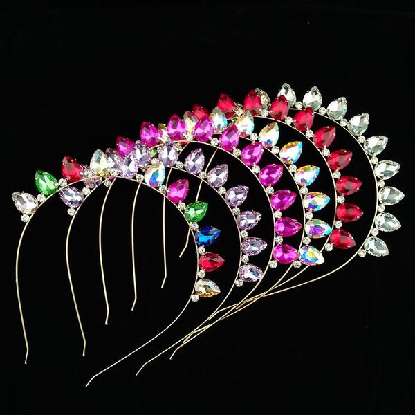 hair clips & barrettes personality crystal headband tiara jewelry colorful water drop glass hairband for women girls headwear, Golden;silver
hair clips & barrettes personality crystal headband tiara jewelry colorful water drop glass hairband for women girls headwear, Golden;silver