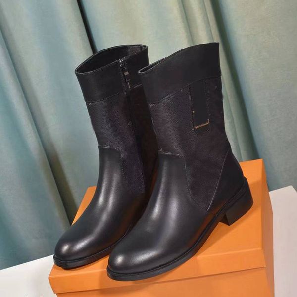 luxury designer boots women winter sock boot letter chain leather louiings shoes flat mid high heel vutton sa, Black
luxury designer boots women winter sock boot letter chain leather louiings shoes flat mid high heel vutton sa, Black