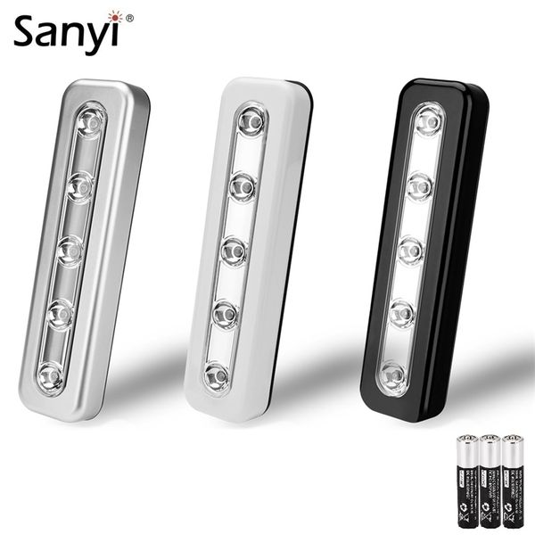 5 leds wireless under cabinet wardrobe closet kitchen push touch tap night light lamp stick on aaa battery powered
5 leds wireless under cabinet wardrobe closet kitchen push touch tap night light lamp stick on aaa battery powered