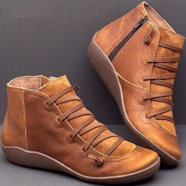 boots women's pu leather ankle women autumn winter cross strappy vintage punk flat ladies shoes woman botas mujer, Black
boots women's pu leather ankle women autumn winter cross strappy vintage punk flat ladies shoes woman botas mujer, Black