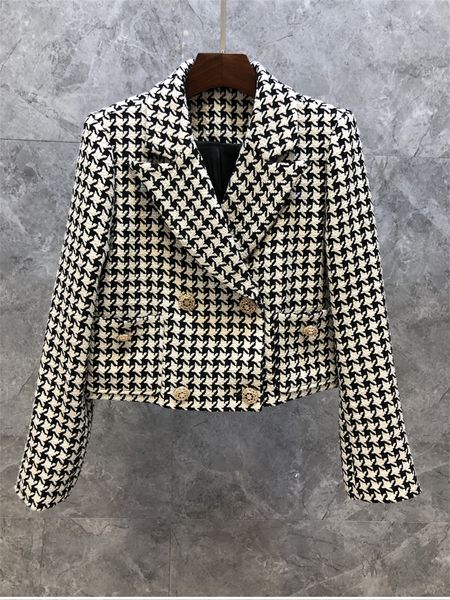 houndstooth short coat skirt two-piece set womens autumn european goods new plaid suit 9k, Black;gray
houndstooth short coat skirt two-piece set womens autumn european goods new plaid suit 9k, Black;gray