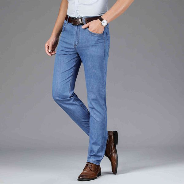 men's jeans calças jeans ultrafinas masculinas, estilo clássico para o verão, casual, leve, azul, stretch, de algodão, marca 5to4, Blue
men's jeans calças jeans ultrafinas masculinas, estilo clássico para o verão, casual, leve, azul, stretch, de algodão, marca 5to4, Blue