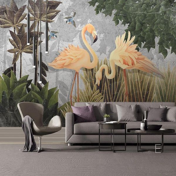 wallpapers custom mural wallpaper modern 3d hand drawn tropical rainforest flamingo wall painting living room tv sofa bedroom home decor
wallpapers custom mural wallpaper modern 3d hand drawn tropical rainforest flamingo wall painting living room tv sofa bedroom home decor