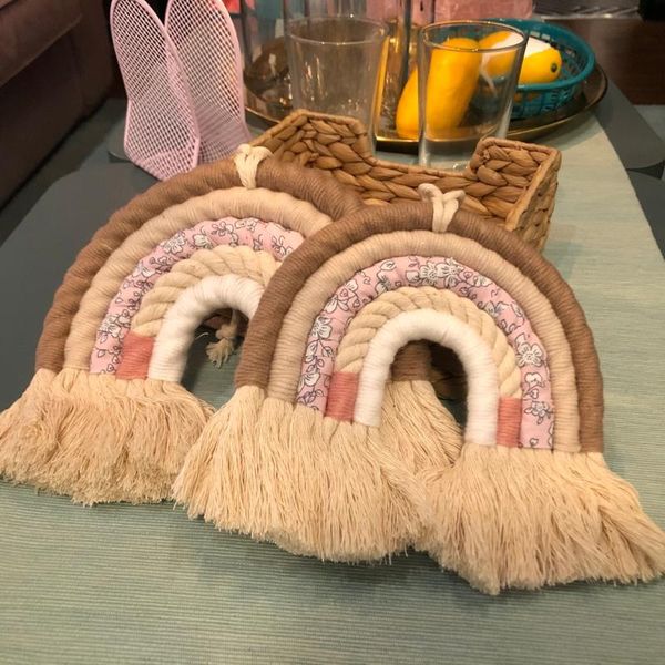 decorative objects & figurines diy rope nordic wall hanging ornament handmade woven rainbow room decoration living home decor
decorative objects & figurines diy rope nordic wall hanging ornament handmade woven rainbow room decoration living home decor