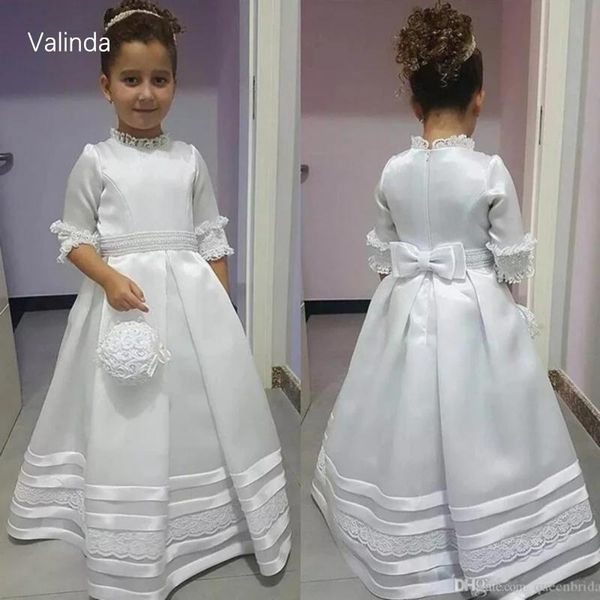 girl's dresses flower girls half sleeves white first communion dress for junior bridesmaids, Red;yellow
girl's dresses flower girls half sleeves white first communion dress for junior bridesmaids, Red;yellow