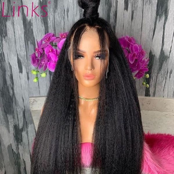 lace wigs links 28 30 inch kinky straight 13x4 front human hair for black women afro yaki pre plucked with baby remy, Black;brown
lace wigs links 28 30 inch kinky straight 13x4 front human hair for black women afro yaki pre plucked with baby remy, Black;brown