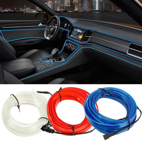 interior&external lights 5 m decorative lamp flexible neon el wire interior decoration car 12v led cold light strips styling
interior&external lights 5 m decorative lamp flexible neon el wire interior decoration car 12v led cold light strips styling