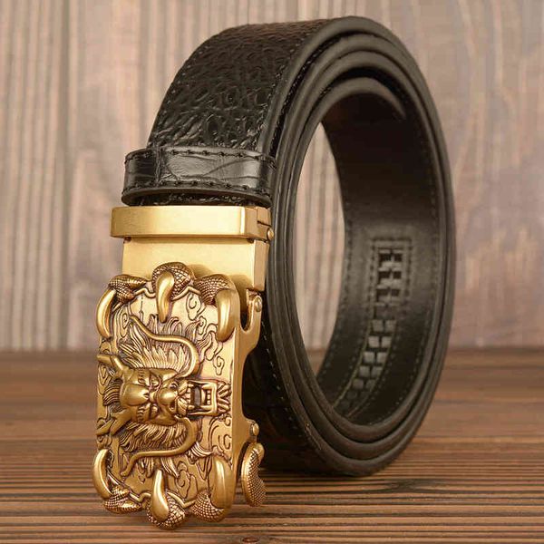 belts crocodile pattern men's real leather personalized dragon claw automatic buckle cattle trouser, Black;brown
belts crocodile pattern men's real leather personalized dragon claw automatic buckle cattle trouser, Black;brown