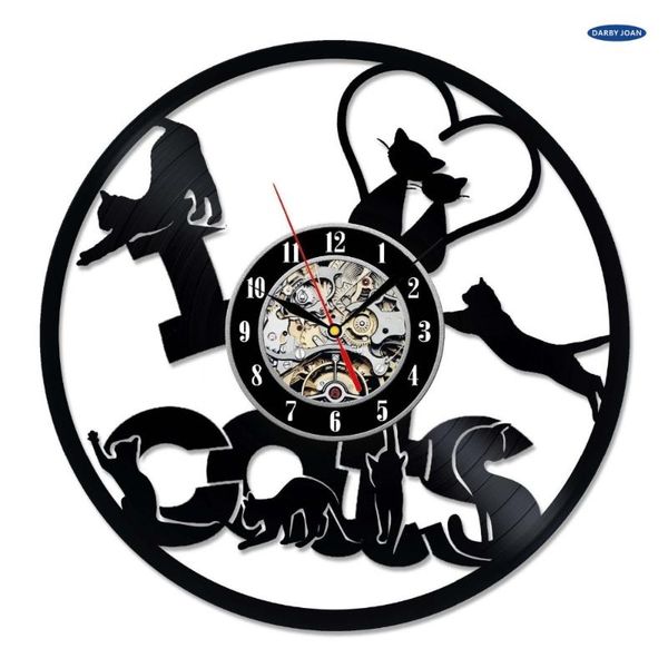wall clocks little cats love record clock - decorate your home with modern art gift for kids, girls and boys
wall clocks little cats love record clock - decorate your home with modern art gift for kids, girls and boys