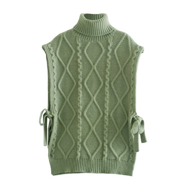 spring women turtleneck side slit lace up sweater female geometry crochet knitting pullover casual lady loose sw1177 210430, Black;white
spring women turtleneck side slit lace up sweater female geometry crochet knitting pullover casual lady loose sw1177 210430, Black;white