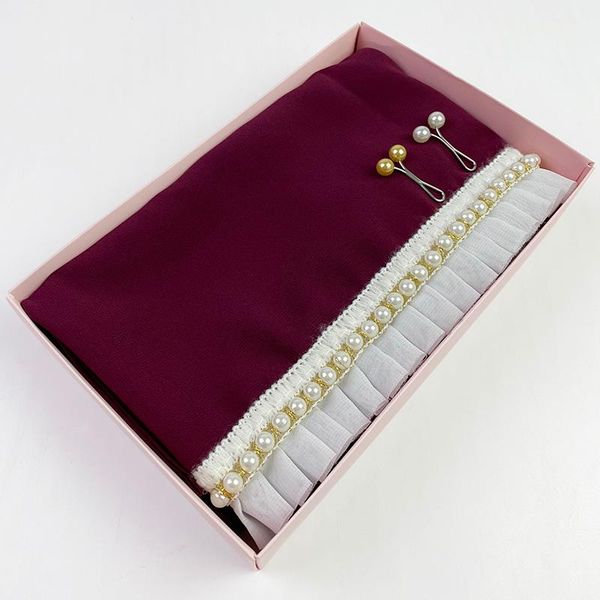 scarves heavy chiffon with stitch pleated pearl scarf luxury customize gift for women solid color muslim shawls headband, Blue;gray
scarves heavy chiffon with stitch pleated pearl scarf luxury customize gift for women solid color muslim shawls headband, Blue;gray