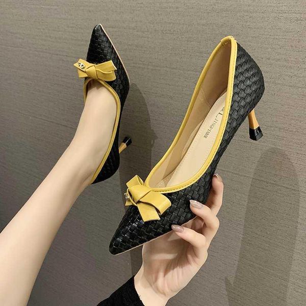 dress shoes 2021 women pumps 6cm high thin heels pointed toe solid shallow bow ladies black female
dress shoes 2021 women pumps 6cm high thin heels pointed toe solid shallow bow ladies black female