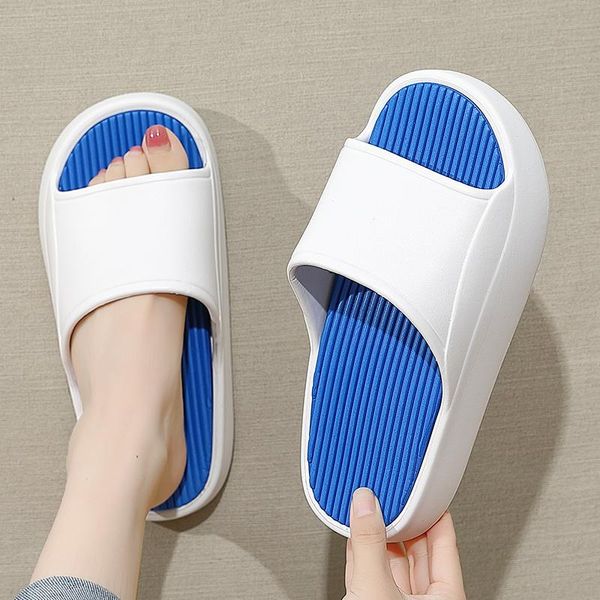 slippers men women indoor summer platform shoes soft eva beach slides anti-slip sneaker outdoor cool sandals 3cm thick sole, Black
slippers men women indoor summer platform shoes soft eva beach slides anti-slip sneaker outdoor cool sandals 3cm thick sole, Black