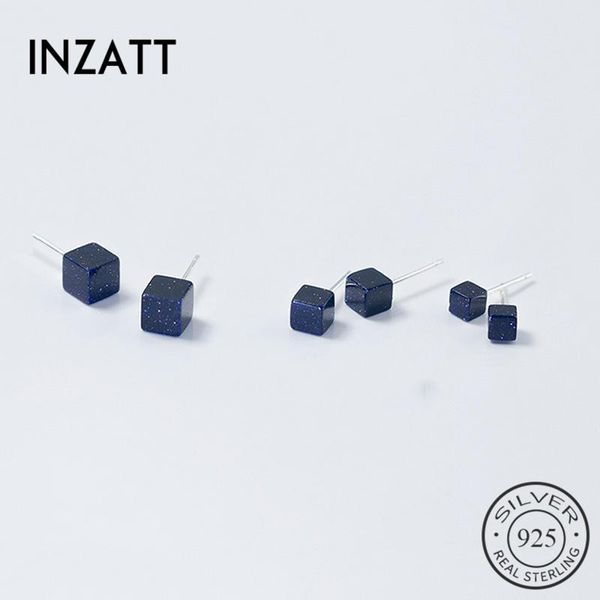 stud inzareal 925 sterling silver square earrings for fashion women party punk fine jewelry geometric minimalist accessories, Golden;silver
stud inzareal 925 sterling silver square earrings for fashion women party punk fine jewelry geometric minimalist accessories, Golden;silver