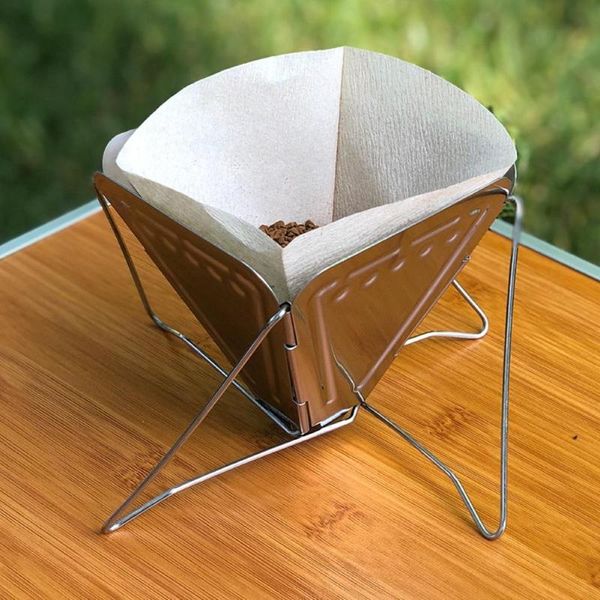 coffee filters outdoor stainless steel metal folding filter reusable funnel dripper non-slip tea strainer kitchen tool
coffee filters outdoor stainless steel metal folding filter reusable funnel dripper non-slip tea strainer kitchen tool