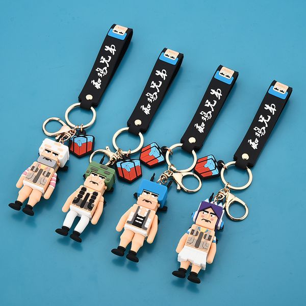 2021 fashion keychain creative cartoon lovers animation keychain boys and girls eat chicken game fashion bag hanging gifts, Slivery;golden
2021 fashion keychain creative cartoon lovers animation keychain boys and girls eat chicken game fashion bag hanging gifts, Slivery;golden