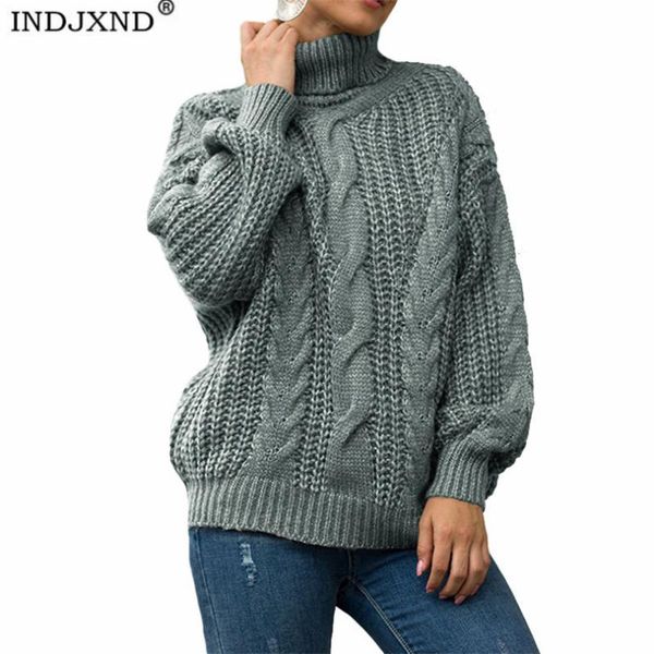 women's sweaters indjxnd autumn winter knitted turtleneck sweater women thick long oversized solid cashmere pullovers fashion twist 20, White;black
women's sweaters indjxnd autumn winter knitted turtleneck sweater women thick long oversized solid cashmere pullovers fashion twist 20, White;black