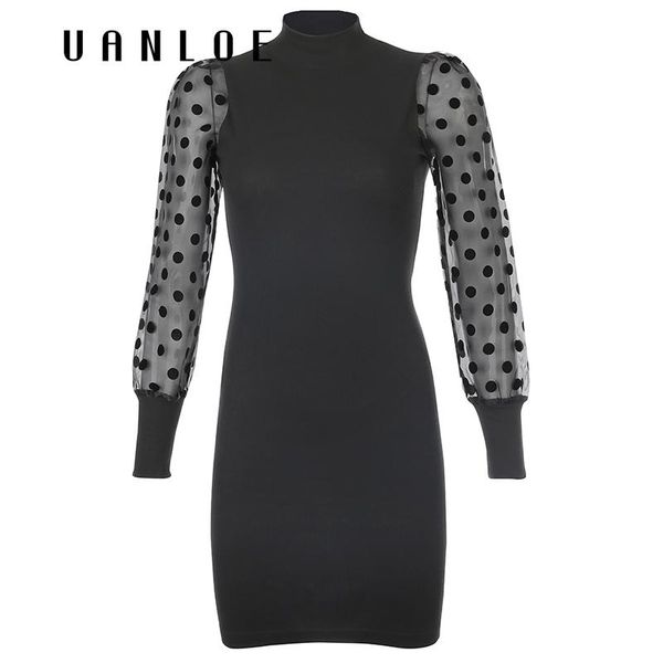 casual dresses mesh sleeve patchwork o-neck summer dress women black high street mini 2021, Black;gray
casual dresses mesh sleeve patchwork o-neck summer dress women black high street mini 2021, Black;gray