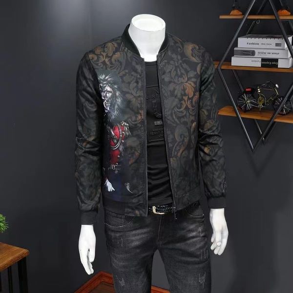 new jacket men fashion print men jacket clothing spring autumn outerwearing fashion jacket men casual street baseball, Black;brown
new jacket men fashion print men jacket clothing spring autumn outerwearing fashion jacket men casual street baseball, Black;brown