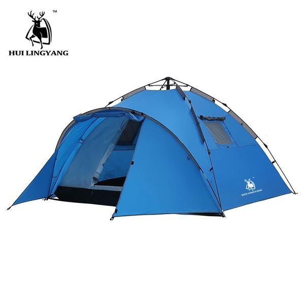 camping tent large space double layer 3-4 person tents hydraulic automatic waterproof 4 season outdoor family beach hiking and shelters
camping tent large space double layer 3-4 person tents hydraulic automatic waterproof 4 season outdoor family beach hiking and shelters