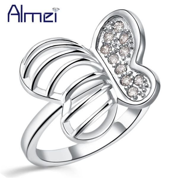 wedding rings almei 5%off beautiful butterfly silver color jewellery with zirconia ring for women 2021 jewelry anillos gift j311, Slivery;golden
wedding rings almei 5%off beautiful butterfly silver color jewellery with zirconia ring for women 2021 jewelry anillos gift j311, Slivery;golden