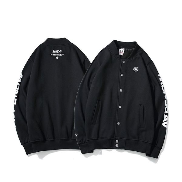 the fine fleece hoodies 19 fashion autumn winter alphabet print men's and women's round neck baseball jacket, Black
the fine fleece hoodies 19 fashion autumn winter alphabet print men's and women's round neck baseball jacket, Black