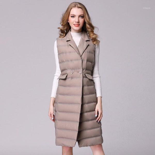 women's down & parkas long vest women white duck ultra light jacket winter sleeveless slim waistcoat, Black
women's down & parkas long vest women white duck ultra light jacket winter sleeveless slim waistcoat, Black