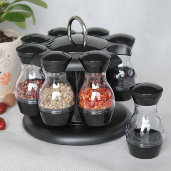 8/16 jars rotating kitchen spice rack condiment container bottle storage holder coffee sugar seal jar & organization
8/16 jars rotating kitchen spice rack condiment container bottle storage holder coffee sugar seal jar & organization