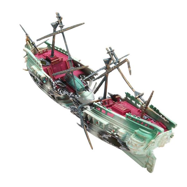 decorations 1pc plastic aquarium boat decoration fish tank ship ornament shipwreck decor wreck sunk 24*12cm color random
decorations 1pc plastic aquarium boat decoration fish tank ship ornament shipwreck decor wreck sunk 24*12cm color random