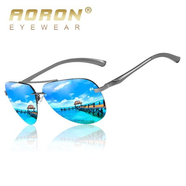 sunglasses aoron men polarized brand design sun glasses aluminum leg mirror lens for men/women, White;black
sunglasses aoron men polarized brand design sun glasses aluminum leg mirror lens for men/women, White;black