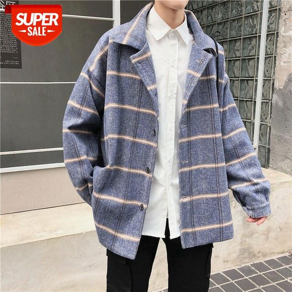 yemi style | plaid jacket male korean trendy handsome woolen coat loose green windbreaker #ek6f, Black;brown
yemi style | plaid jacket male korean trendy handsome woolen coat loose green windbreaker #ek6f, Black;brown