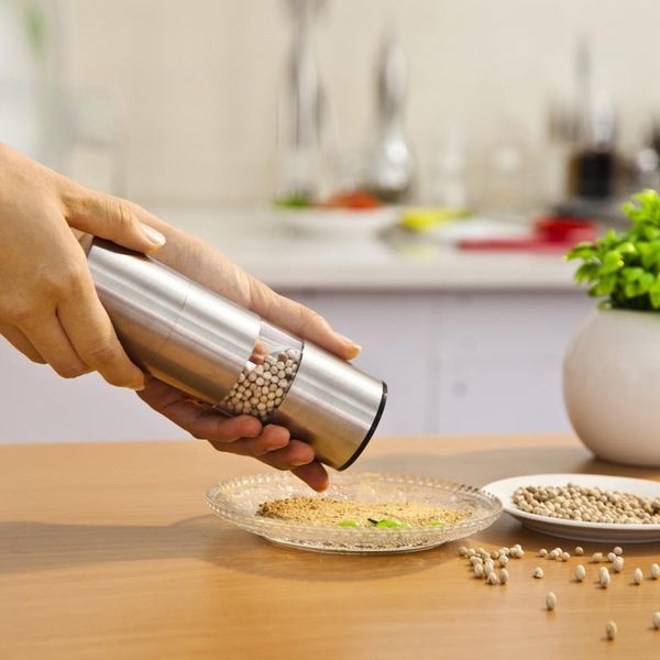 storage bottles & jars quality stainless steel pepper mill kitchen grinding tools salt coffee beans grinder multi-usage spice mortar
storage bottles & jars quality stainless steel pepper mill kitchen grinding tools salt coffee beans grinder multi-usage spice mortar