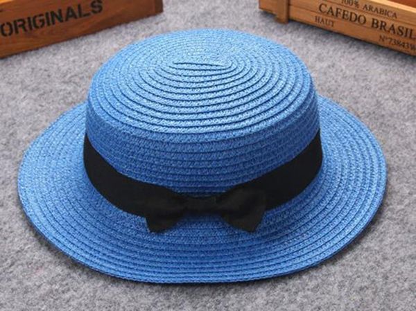 wide brim hats 25# summer kid boater beach hat women side female casual classic flat bowknot straw sun solid color, Blue;gray
wide brim hats 25# summer kid boater beach hat women side female casual classic flat bowknot straw sun solid color, Blue;gray