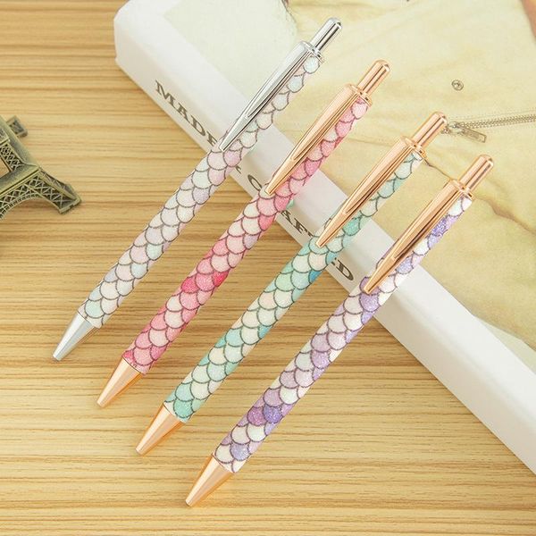 ballpoint pens 50pcs luxury metal mermaid pen for school office accessories korean stationery business supplies wholesale, Blue;orange
ballpoint pens 50pcs luxury metal mermaid pen for school office accessories korean stationery business supplies wholesale, Blue;orange