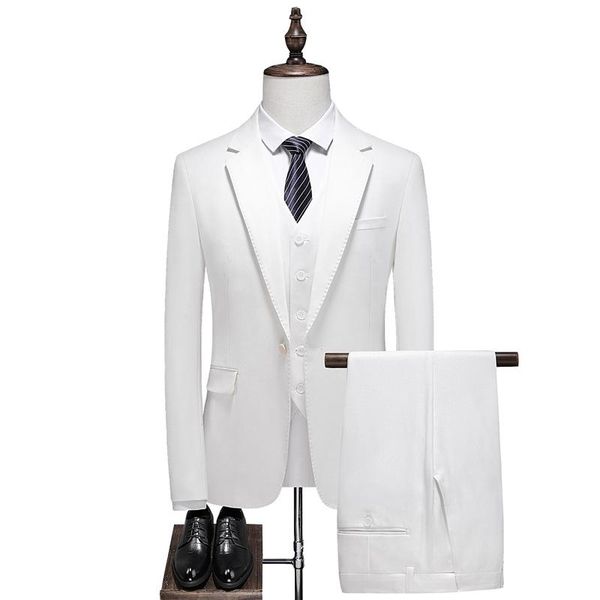 men's suits & blazers white groom male wedding prom suit green slim fit tuxedo men formal business work wear 3pcs set (jacket+pants+ves, White;black
men's suits & blazers white groom male wedding prom suit green slim fit tuxedo men formal business work wear 3pcs set (jacket+pants+ves, White;black