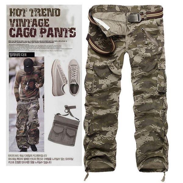 men's pants men cargo trousers running sport large size casual with multi pockets mens army straight long, Black
men's pants men cargo trousers running sport large size casual with multi pockets mens army straight long, Black