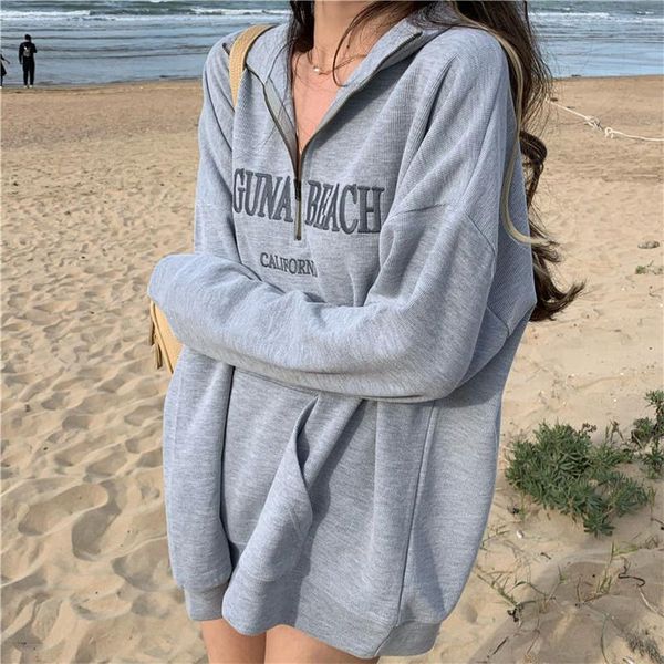women's hoodies & sweatshirts rhinestone letter print women long sleeve sweatshirt hoodis zipper loose oversized streetwear casual 2021, Black
women's hoodies & sweatshirts rhinestone letter print women long sleeve sweatshirt hoodis zipper loose oversized streetwear casual 2021, Black