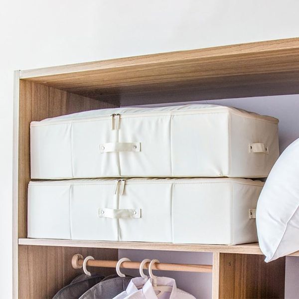 storage bags 1pc foldable underbed bag organizer container with zipper for blanket clothes comforters breathable handles zippered box
storage bags 1pc foldable underbed bag organizer container with zipper for blanket clothes comforters breathable handles zippered box