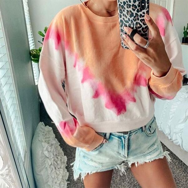women's hoodies & sweatshirts autumn women sweatshirt casual long sleeve o neck gradient color print pullover fashion sj3875v, Black
women's hoodies & sweatshirts autumn women sweatshirt casual long sleeve o neck gradient color print pullover fashion sj3875v, Black