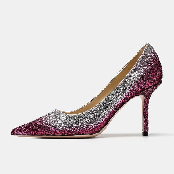 fashion women shoes pointed toe high heels stiletto sequined single bridesmaid dress, Black
fashion women shoes pointed toe high heels stiletto sequined single bridesmaid dress, Black